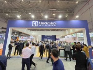 伊莱克斯商用电器展台